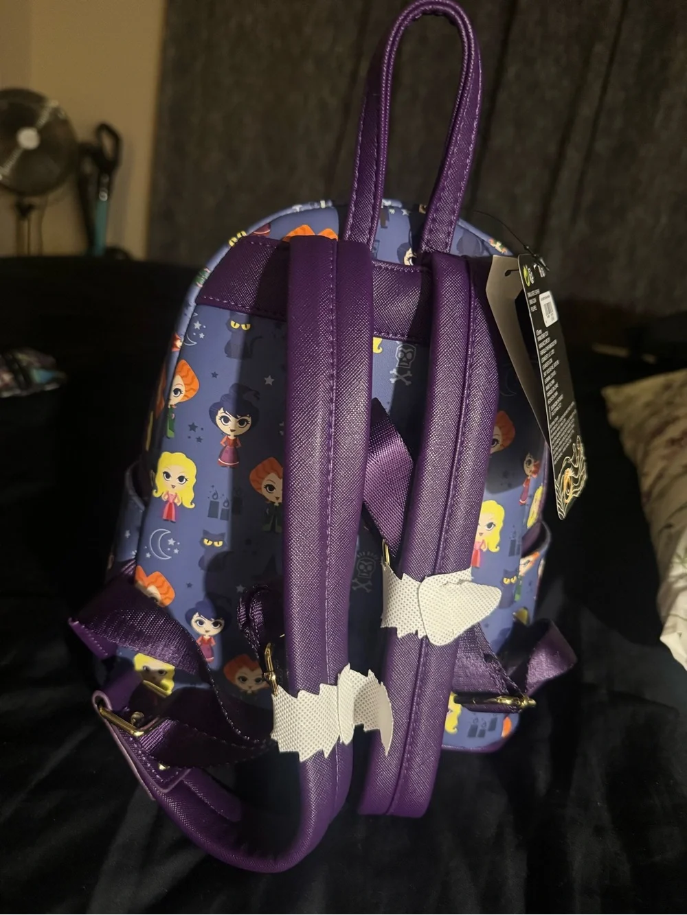 Loungefly Purple Hocus Pocus Character Mini Backpack